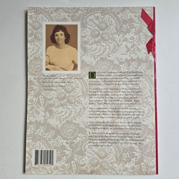 Christmas Traditions Quilt 1992 Paperback By Wendy Gilbert A Quilt in a Day Publ - Picture 2 of 3